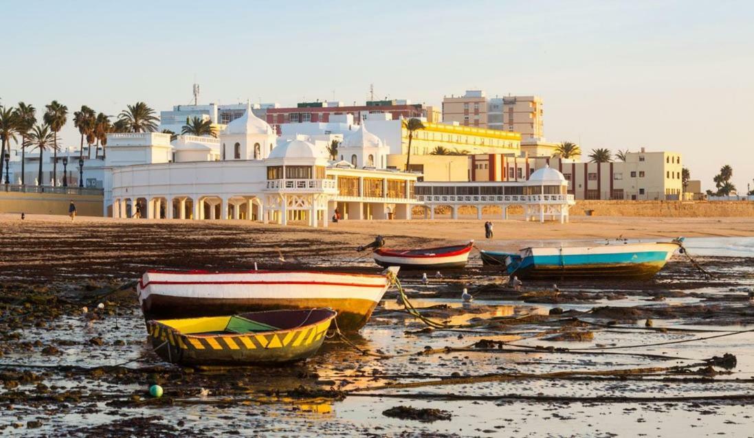 Caleta Beach Cádiz Exteriör bild